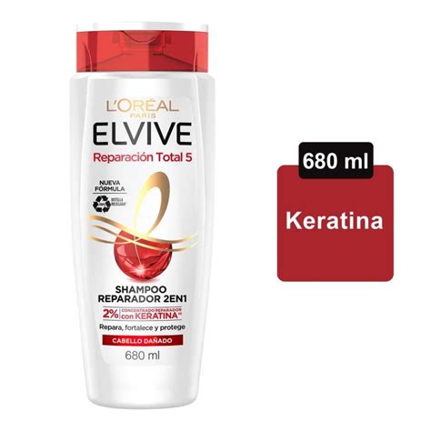 Shampoo L'Oréal Reparación Total 1 l .